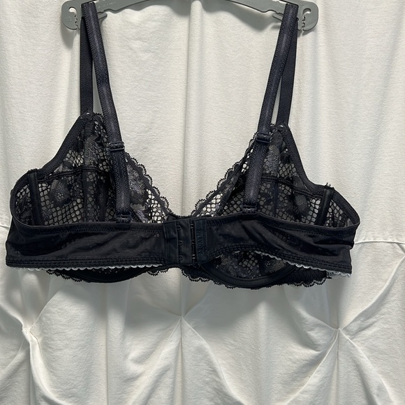 Adore Me Bra 40C Gray lace - Picture 3 of 8